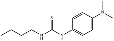 1-Butyl-3-[p-(dimethylamino)phenyl]thiourea 结构式