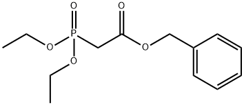 Diethyl (benzyloxycarbonylmethyl)phosphonate, 98 % Struktur