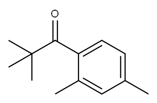 2',2,2,4'-TETRAMETHYLPROPIOPHENONE Struktur