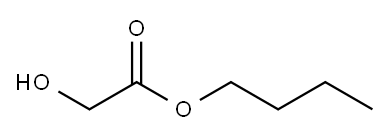 Butyl hydroxyacetate Struktur