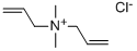 ジアリルジメチルアンモニウムクロリド (60%水溶液) 化学構造式