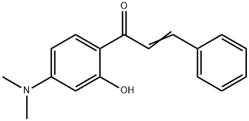 4'-(dimethylamino)-2'-hydroxychalcone Struktur