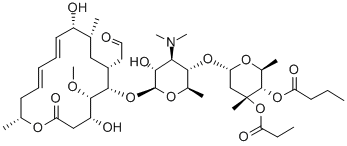 罗他霉素, 74014-51-0, 结构式