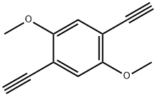 1,4-ジエチニル-2,5-ジメトキシベンゼン 化学構造式