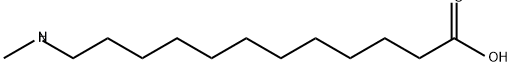 12-メチルアミノラウリン酸 化学構造式