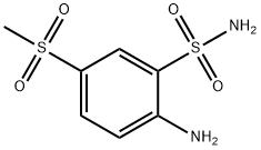 2-AMINO-5-METHANESULFONYL-BENZENESULFONAMIDE Structure