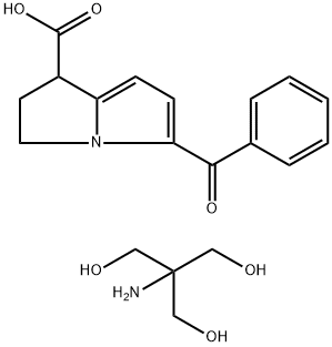ケトロラック/トロメタミン 化学構造式