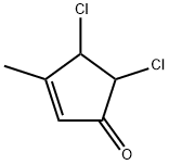 2-Cyclopenten-1-one,  4,5-dichloro-3-methyl- Structure