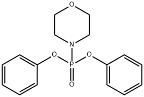 Morpholinophosphonic acid diphenyl ester Structure