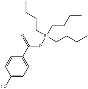tributylstannyl p-hydroxybenzoate Structure