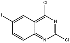 2,4-二氯-6-碘喹唑啉, 74173-76-5, 结构式