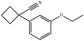Cyclobutanecarbonitrile, 1-(3-ethoxyphenyl)- (9CI) Structure