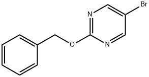 2-苄氧基-5-溴嘧啶 结构式