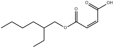 (Z)-2-ブテン二酸水素1-(2-エチルヘキシル) 化学構造式