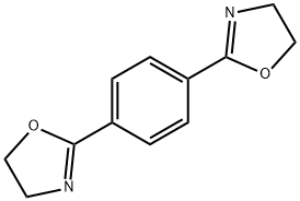 1,4-ビス(4,5-ジヒドロ-2-オキサゾリル)ベンゼン 化学構造式