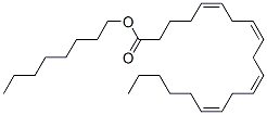 (5Z,8Z,11Z,14Z)-5,8,11,14-イコサテトラエン酸オクチル 化学構造式