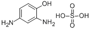 2,4-二氨基苯酚硫酸盐, 74283-34-4, 结构式