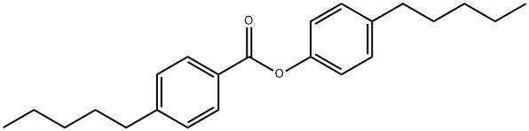 戊基苯甲酸对戊基苯酚酯 结构式