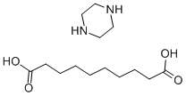 セバシン酸ピペラジン 化学構造式