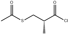 3-乙酰硫基-2-甲基丙酰氯, 74345-73-6, 结构式