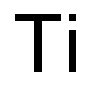 钛, 7440-32-6, 结构式