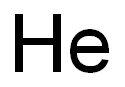 氦气, 7440-59-7, 结构式
