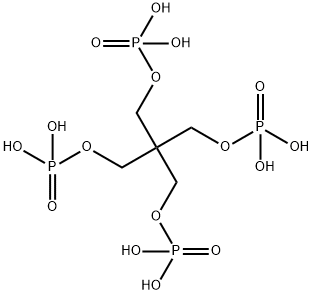 ペンタエリトリトールテトラキス(二水素ホスファート) 化学構造式