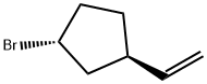 Cyclopentane, 1-bromo-3-ethenyl-, trans- (9CI) Struktur