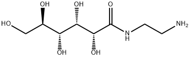 N-(2-アミノエチル)-D-グルコンアミド 化学構造式