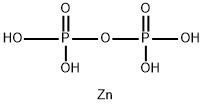 焦磷酸锌, 7446-26-6, 结构式