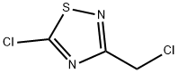 5-CHLORO-3-(CHLOROMETHYL)-1,2,4-THIADIAZOLE Struktur