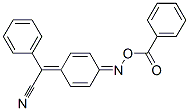 [[4-(cyano-phenyl-methylidene)-1-cyclohexa-2,5-dienylidene]amino] benz oate 结构式