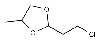 2-(2-chloroethyl)-4-methyl-1,3-dioxolane 结构式