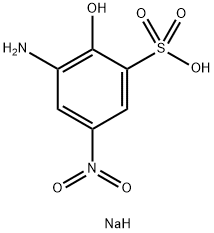 3-氨基-2-羟基-5-硝基-苯磺酸单钠盐, 74525-32-9, 结构式