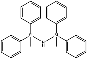 1,3-二甲基-1,1,3,3-四苯基二甲硅基胺, 7453-26-1, 结构式
