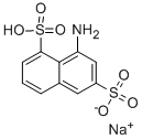 1-AMINO-3,8-NAPHTHALENEDISULFONIC ACID MONOSODIUM SALT Structure