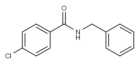 N-benzyl-4-chlorobenzamide Structure
