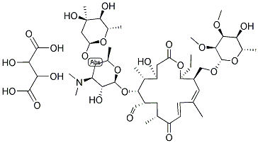 酒石酸泰乐菌素, 74610-55-2, 结构式