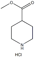 ピペリジン-4-カルボン酸メチルエステル塩酸塩 化学構造式