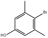 4-溴-3,5-二甲酚 结构式