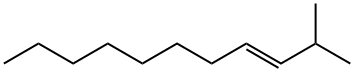 (E)-2-メチル-3-ウンデセン 化学構造式