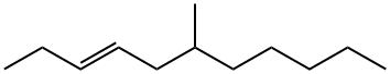 (E)-6-メチル-3-ウンデセン 化学構造式