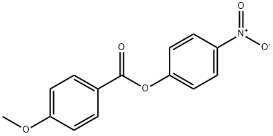 4-メトキシ安息香酸4-ニトロフェニル 化学構造式