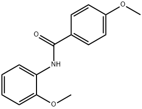 4-METHOXY-N-(2-METHOXYPHENYL)BENZAMIDE Structure