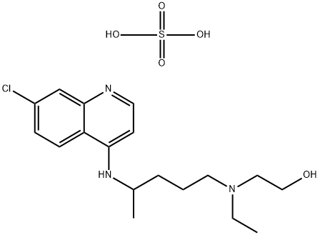 硫酸羟基氯喹, 747-36-4, 结构式