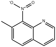 7-甲基-8-硝基喹啉, 7471-63-8, 结构式