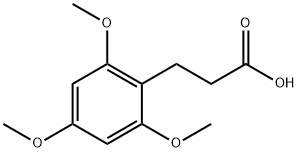 3-(2,4,6-trimethoxyphenyl)propionic acid Struktur