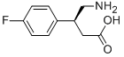 (S)-4-AMINO-3-(4-FLUOROPHENYL)BUTANOIC ACID Structure