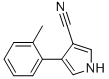 4-(2-METHYLPHENYL)-1H-PYRROLE-3-CARBONITRILE 结构式
