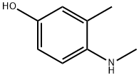 3-METHYL-4-METHYLAMINO-PHENOL Struktur